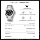 OLEVS Watches for Man 3613 Black