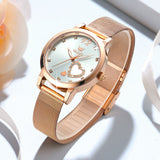 OLEVS Watches for Woman 5189 Rose White DW