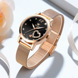 OLEVS Watches for Woman 5189 Rose Black