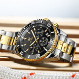OLEVS Watches for Man 2870 Golden Black