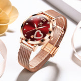 OLEVS Watches for Woman 5189 Red
