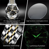 OLEVS Watches for Man 9931 Golden Black