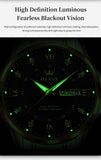 OLEVS Watches for Man 2906 Golden Black