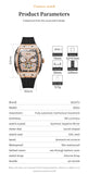 OLEVS 6016 Womens Automatic Watch Self Winding Original Diamond Luxury Date Ladies Dress Classic Luminous Waterproof Wrist Watches