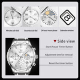 OLEVS Watches for Man 2730 White