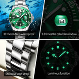 OLEVS Watches for Man 5885 Green