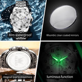 OLEVS Watches for Man 3676 White