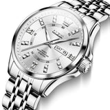 OLEVS Watches for Man 3620 White