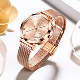 OLEVS Watches for Woman 5189 Rose Pink DW
