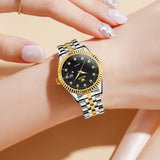 OLEVS Watches for Woman 5526 Golden Black