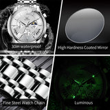 OLEVS Watches for Man 2892 White