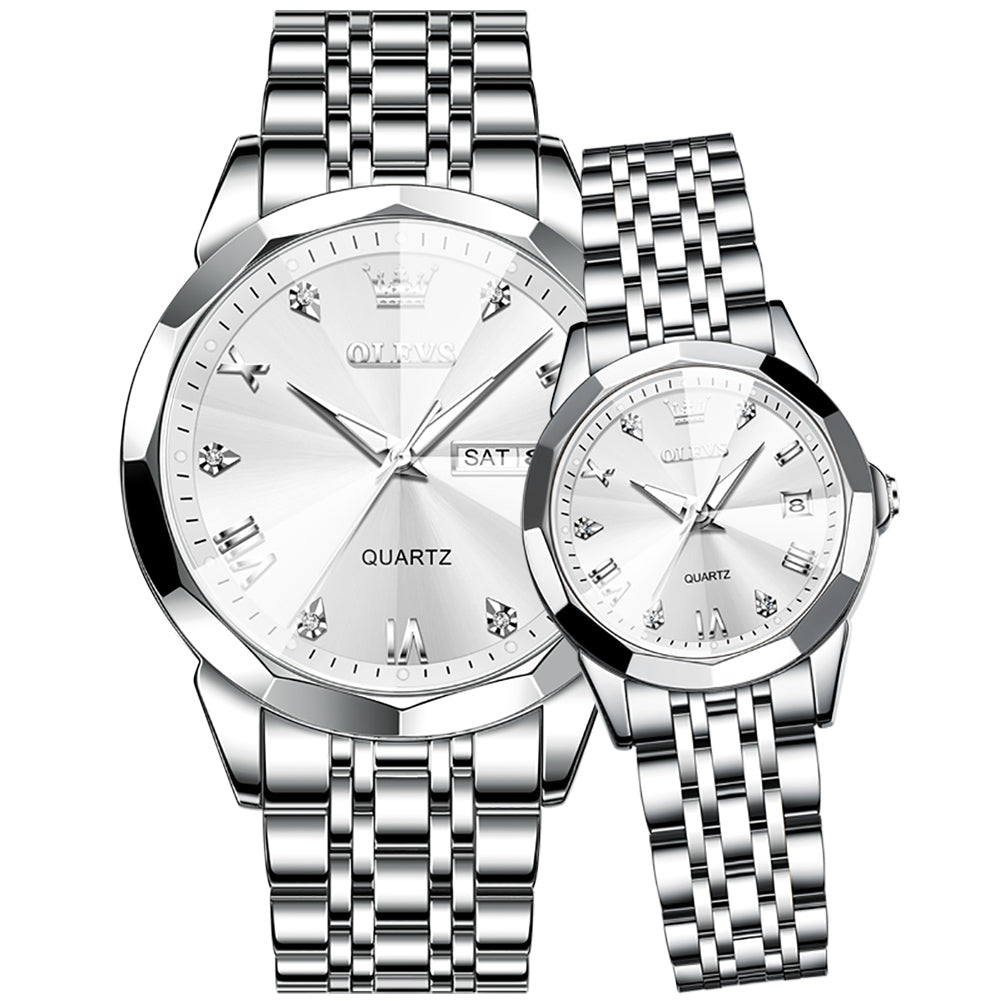 OLEVS Watches for Woman 9931 GL White
