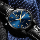 OLEVS Watches for Man 6898 Black Blue