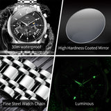 OLEVS Watches for Man 2892 Black