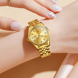OLEVS Watches for Woman 5526 Golden