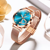 OLEVS Watches for Woman 5189 Rose Blue