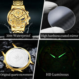 OLEVS Watches for Man 9947 Golden