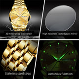 OLEVS Watches for Man 9931 Golden