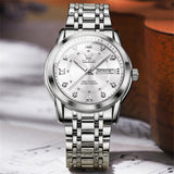 OLEVS Watches for Man 5513 White