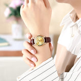 Brown Strap-Full Gold