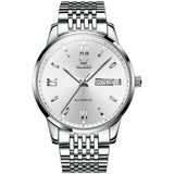 Silver Strap-White Dial Silver Trim