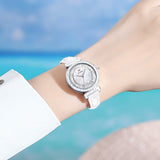 Silver Strap-White Dial Silver Trim