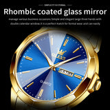 OLEVS Watches for Man 3615 Golden Blue -QJ