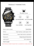 OLEVS Watches for Man 2892 All Black
