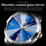 OLEVS Watches for Man 3615 Golden Blue