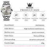 OLEVS Watches for Man 5513 Gray