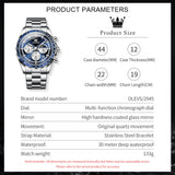 OLEVS Watches for Man 2945 Blue