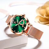 OLEVS Watches for Woman 5189 Rose Green DW