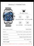 OLEVS Watches for Man 2892 Blue