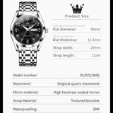 OLEVS Watches for Men 3666-BH