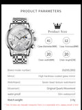 OLEVS Watches for Man 2892 White