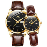 OLEVS Watches for Woman 6898 GL Golden Black