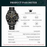 OLEVS Watches for Man 2870 All Black
