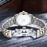 OLEVS Watches for Man 5513 Golden White