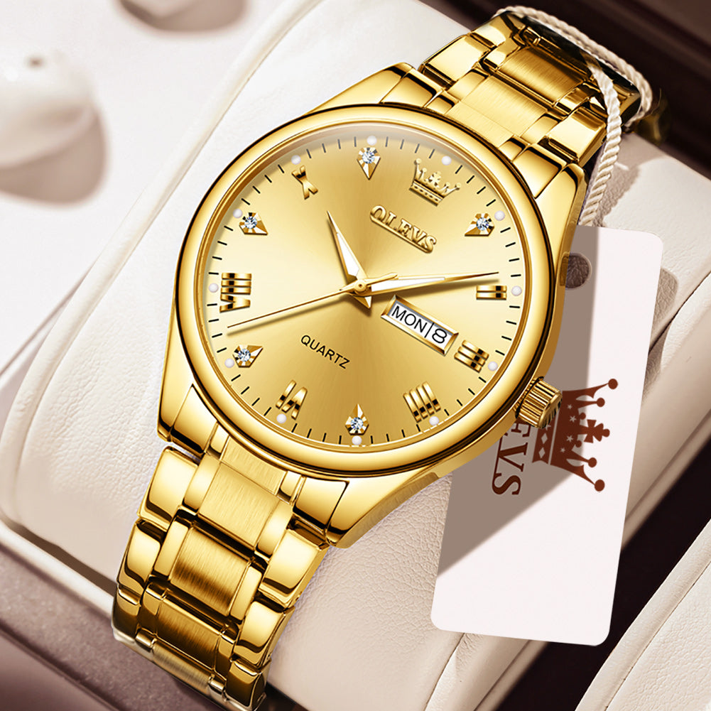 OLEVS Watches for Man 5563 Golden