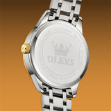 OLEVS Watches for Man 3646 Golden White
