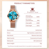 OLEVS Watches for Woman 5189 Rose Blue
