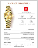 OLEVS Watches for Woman 9970 Golden