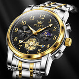 OLEVS Watches for Man 2900 Golden Black