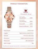 OLEVS 5189 Watch for Women Mesh Strap Fashion Rose Gold Dress Watches