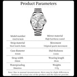 OLEVS Watches for Man 3620 White