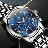 OLEVS Watches for Man 2892 Blue