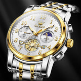 OLEVS Watches for Man 2900 Golden White