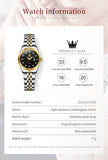 OLEVS Watches for Woman 5526 Golden Black