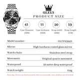 OLEVS Watches for Man 9931 Black