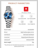 OLEVS Watches for Woman 9970 Blue